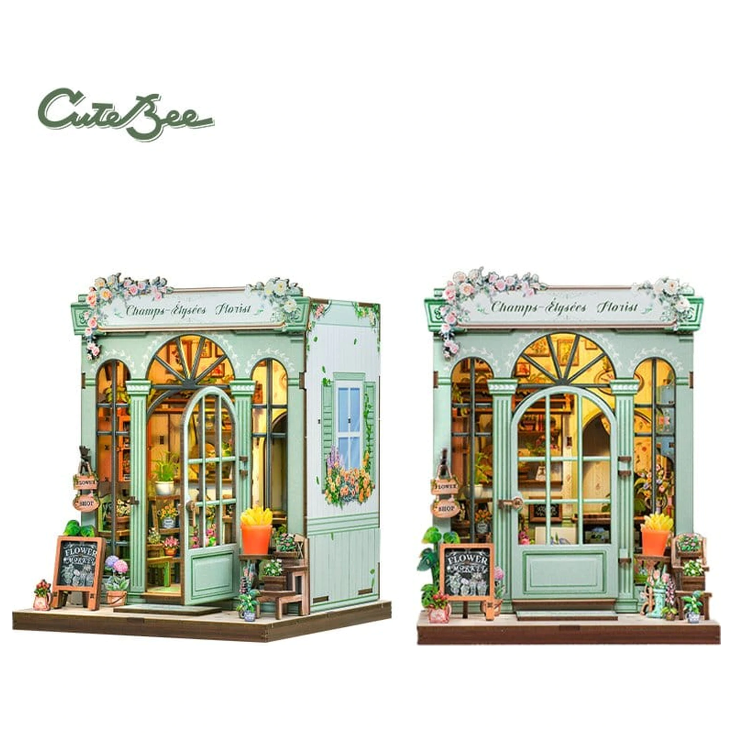 Miniaturowy model domu Kit Champs-Élysées Florist 18 x 16 cm zdjęcie produktu