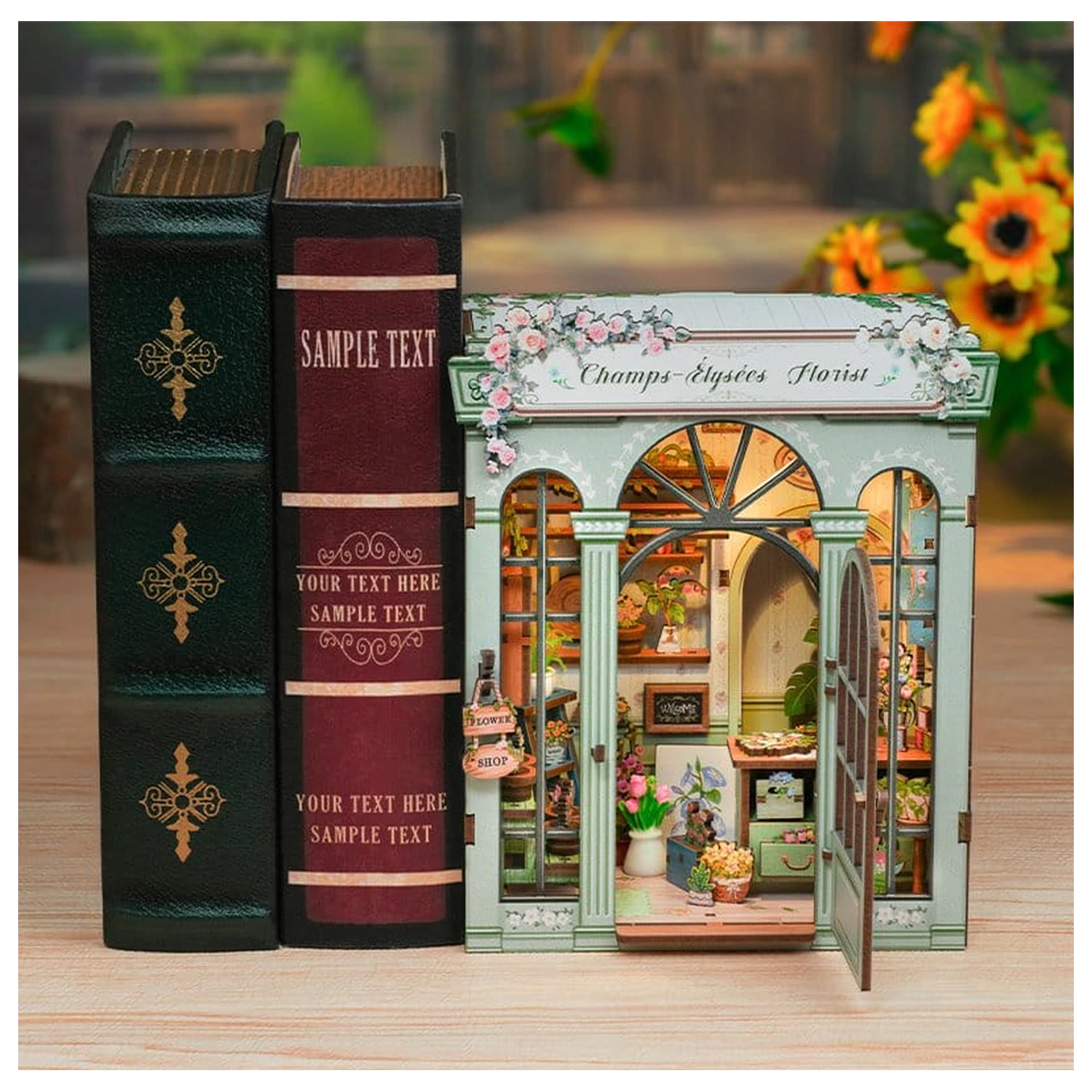 Miniaturowy model domu Kit Champs-Élysées Florist 18 x 16 cm zdjęcie produktu