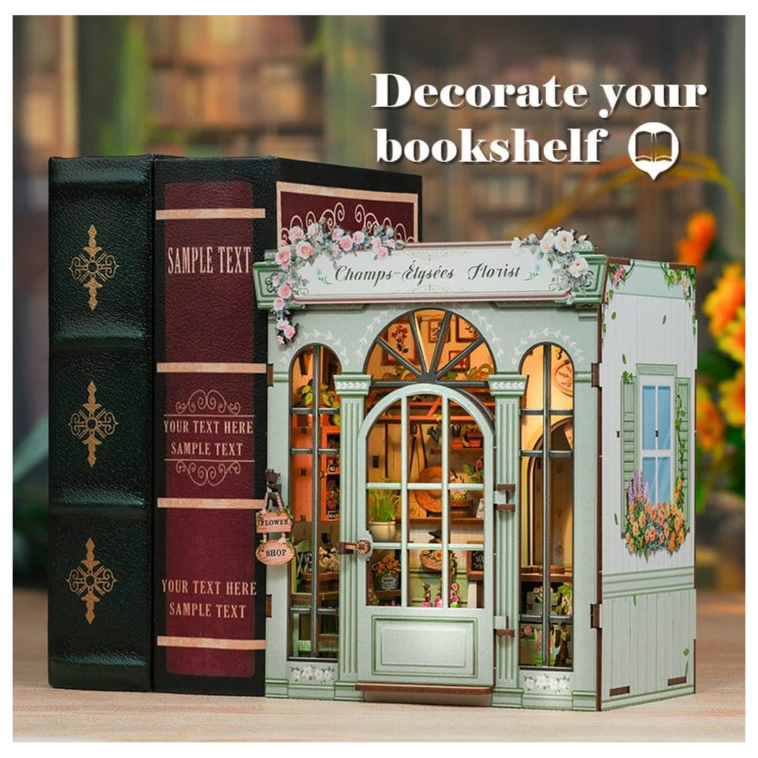 Miniaturowy model domu Kit Champs-Élysées Florist 18 x 16 cm zdjęcie produktu