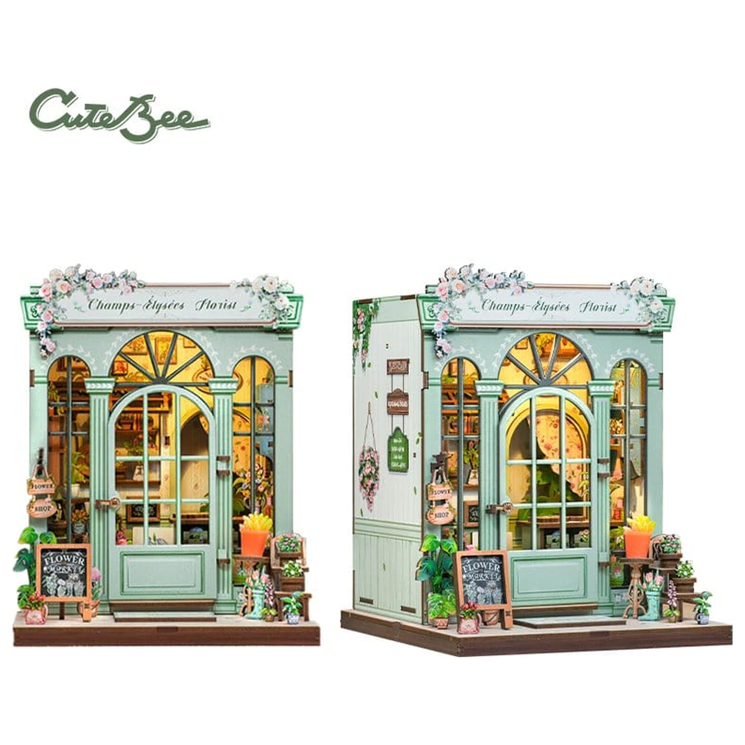 Miniaturowy model domu Kit Champs-Élysées Florist 18 x 16 cm zdjęcie produktu