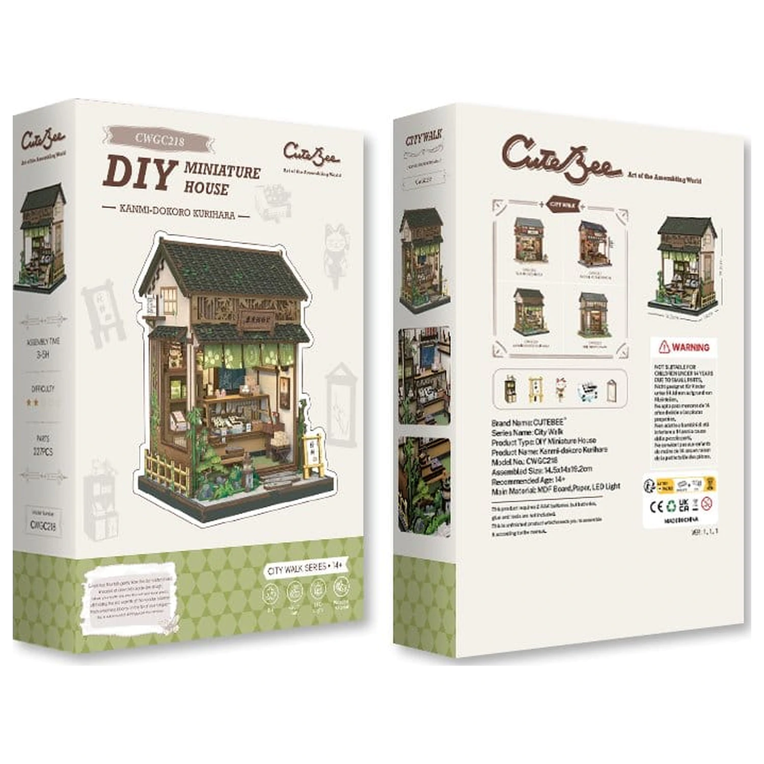 Miniaturowy model domu zestaw Kanmi-dokoro Kurihara 19 x 15 cm zdjęcie produktu