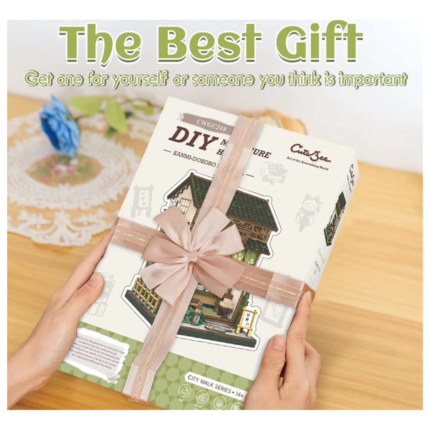 Miniaturowy model domu zestaw Kanmi-dokoro Kurihara 19 x 15 cm zdjęcie produktu