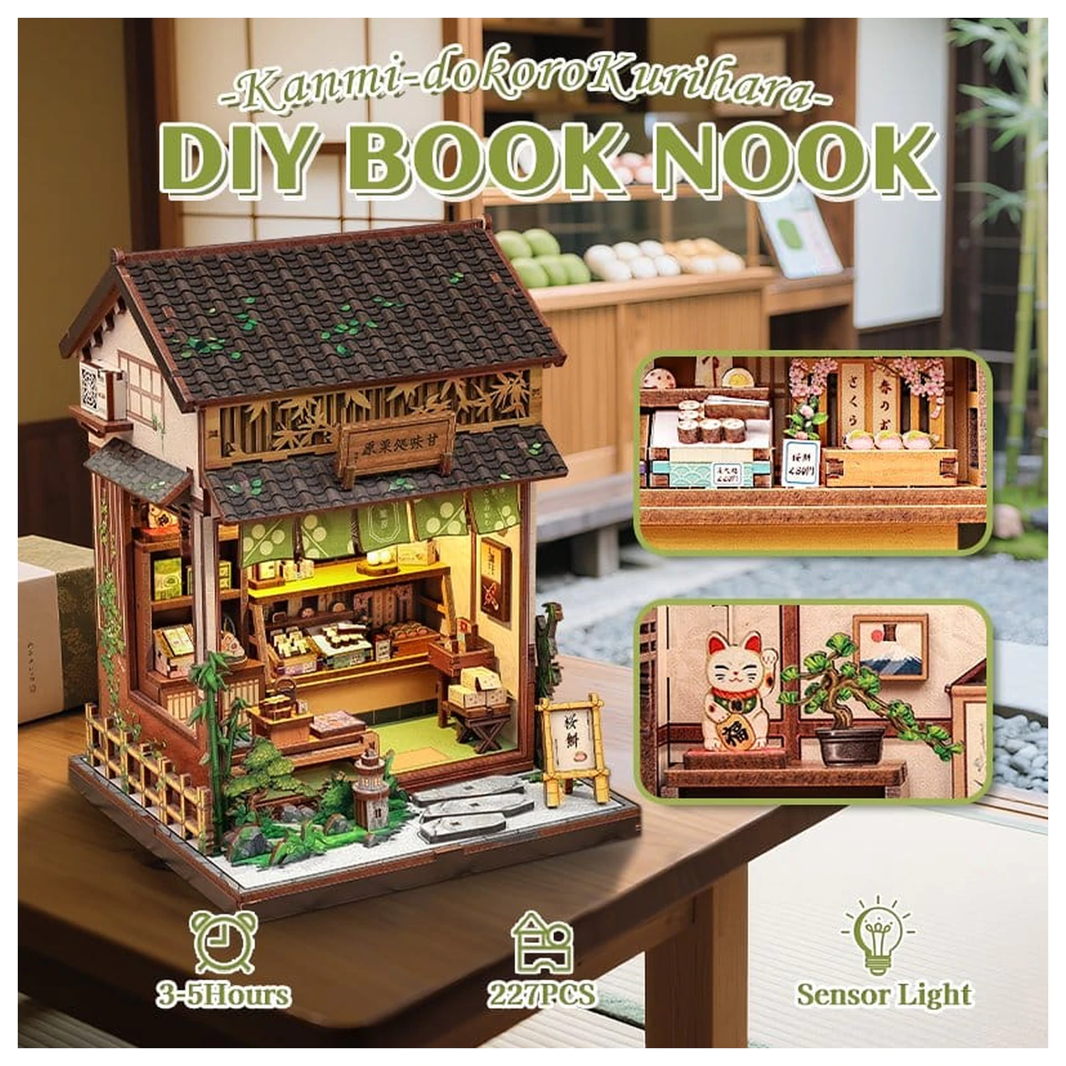 Miniaturowy model domu zestaw Kanmi-dokoro Kurihara 19 x 15 cm zdjęcie produktu