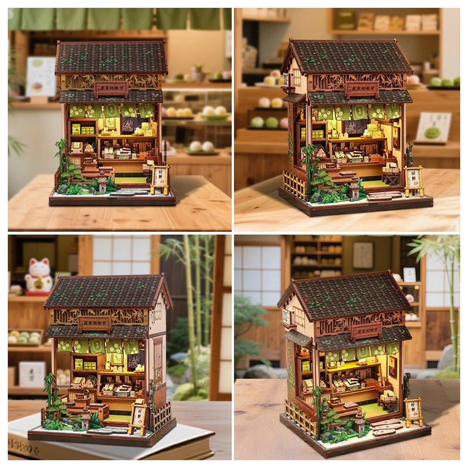 Miniaturowy model domu zestaw Kanmi-dokoro Kurihara 19 x 15 cm zdjęcie produktu