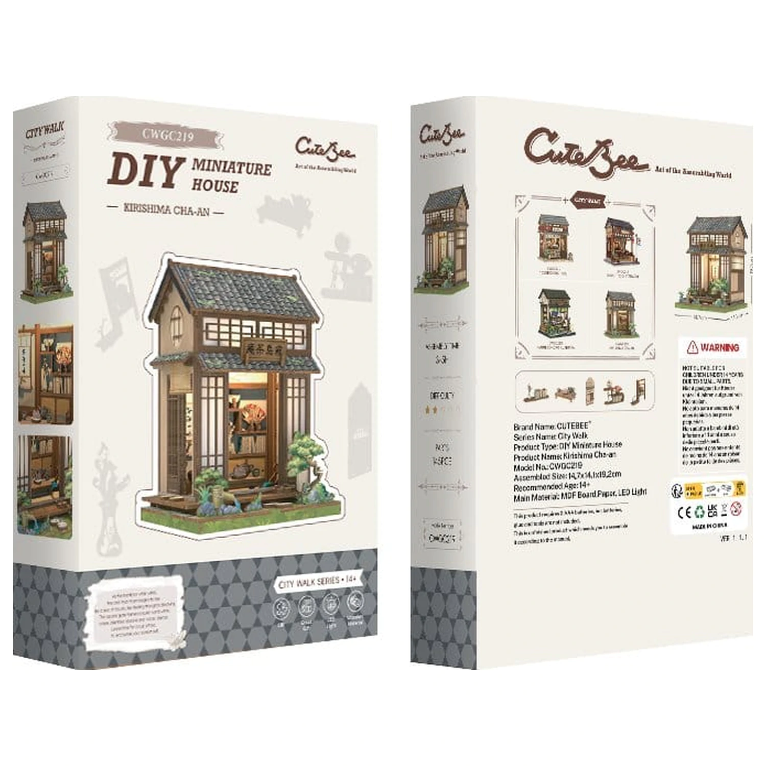 Miniaturowy Model Domu Zestaw Kirishima Cha-an 19 x 14 cm zdjęcie produktu