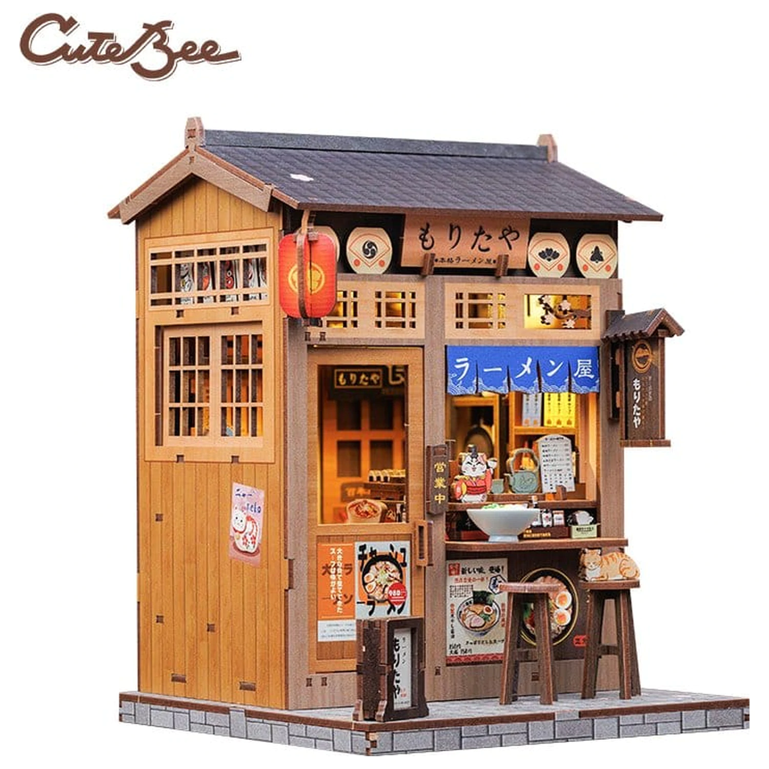 Miniaturowy model domu zestaw Morita-Ya 21 x 16 cm zdjęcie produktu