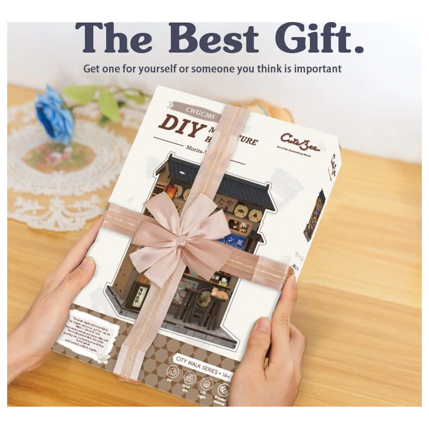 Miniaturowy model domu zestaw Morita-Ya 21 x 16 cm zdjęcie produktu