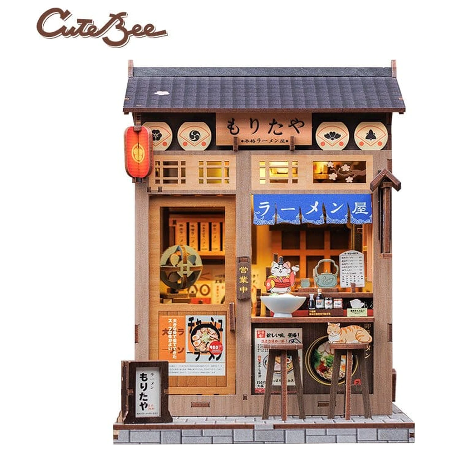 Miniaturowy model domu zestaw Morita-Ya 21 x 16 cm zdjęcie produktu