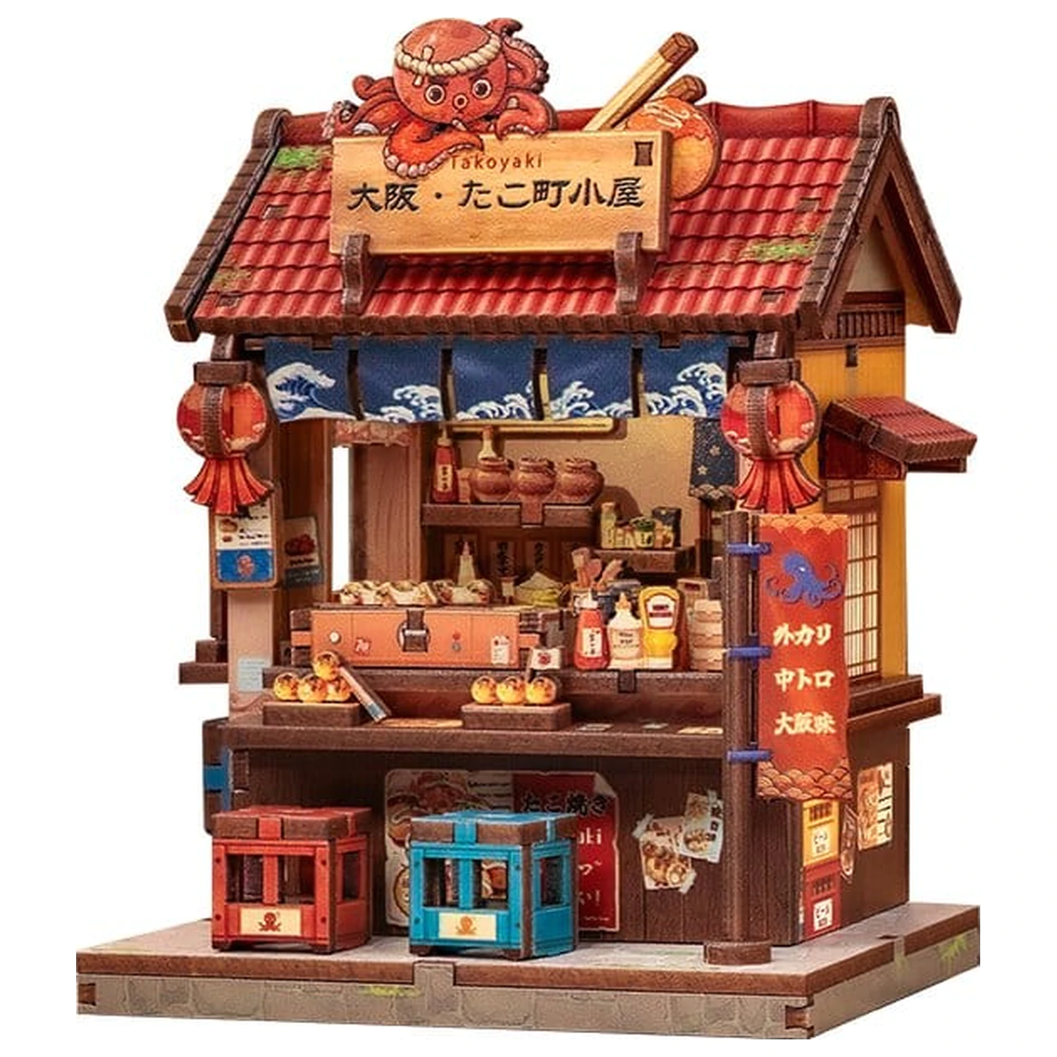 Zestaw modelarski Miniaturowy Domek Osaka Takoyaki 12 x 9 cm zdjęcie produktu