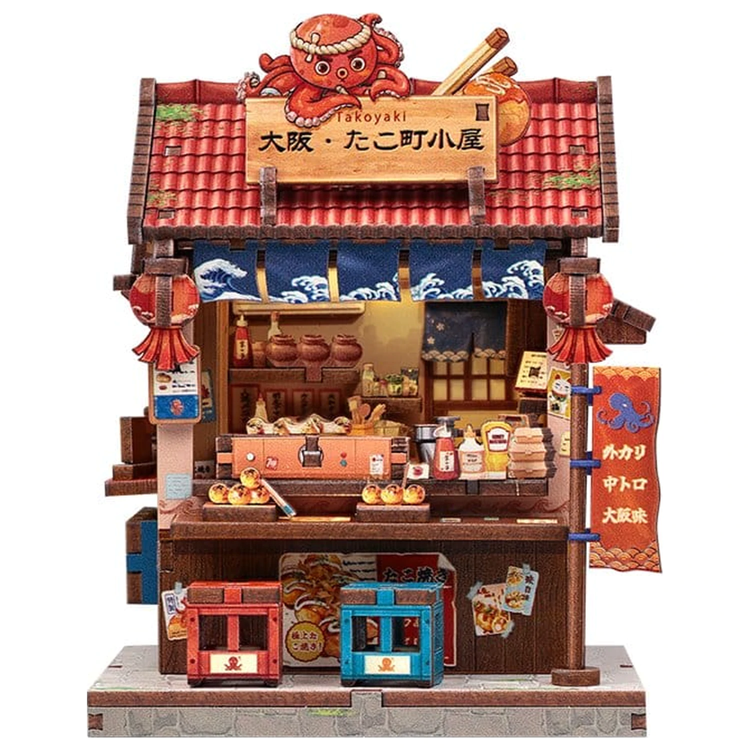 Zestaw modelarski Miniaturowy Domek Osaka Takoyaki 12 x 9 cm zdjęcie produktu