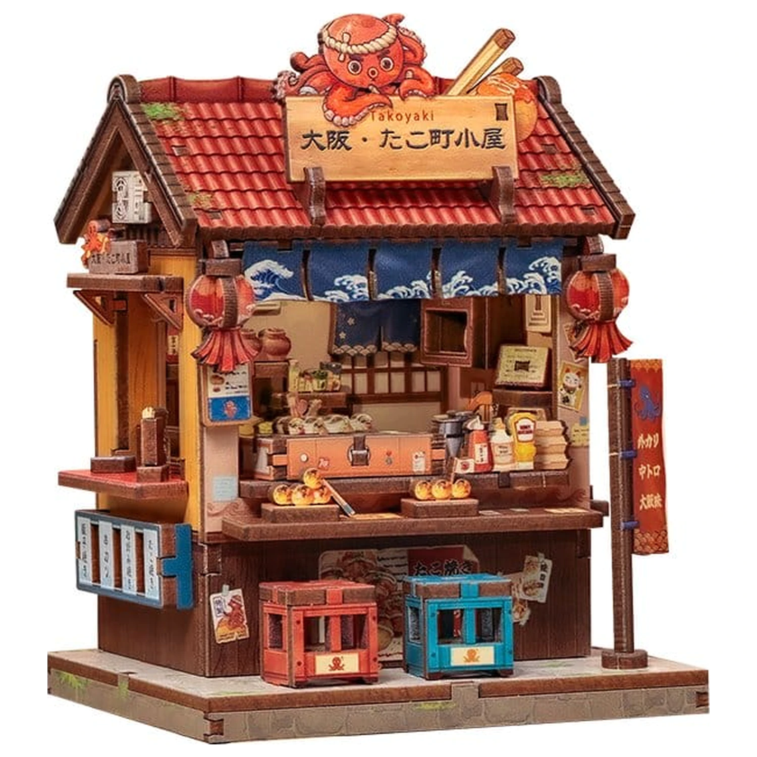 Zestaw modelarski Miniaturowy Domek Osaka Takoyaki 12 x 9 cm zdjęcie produktu