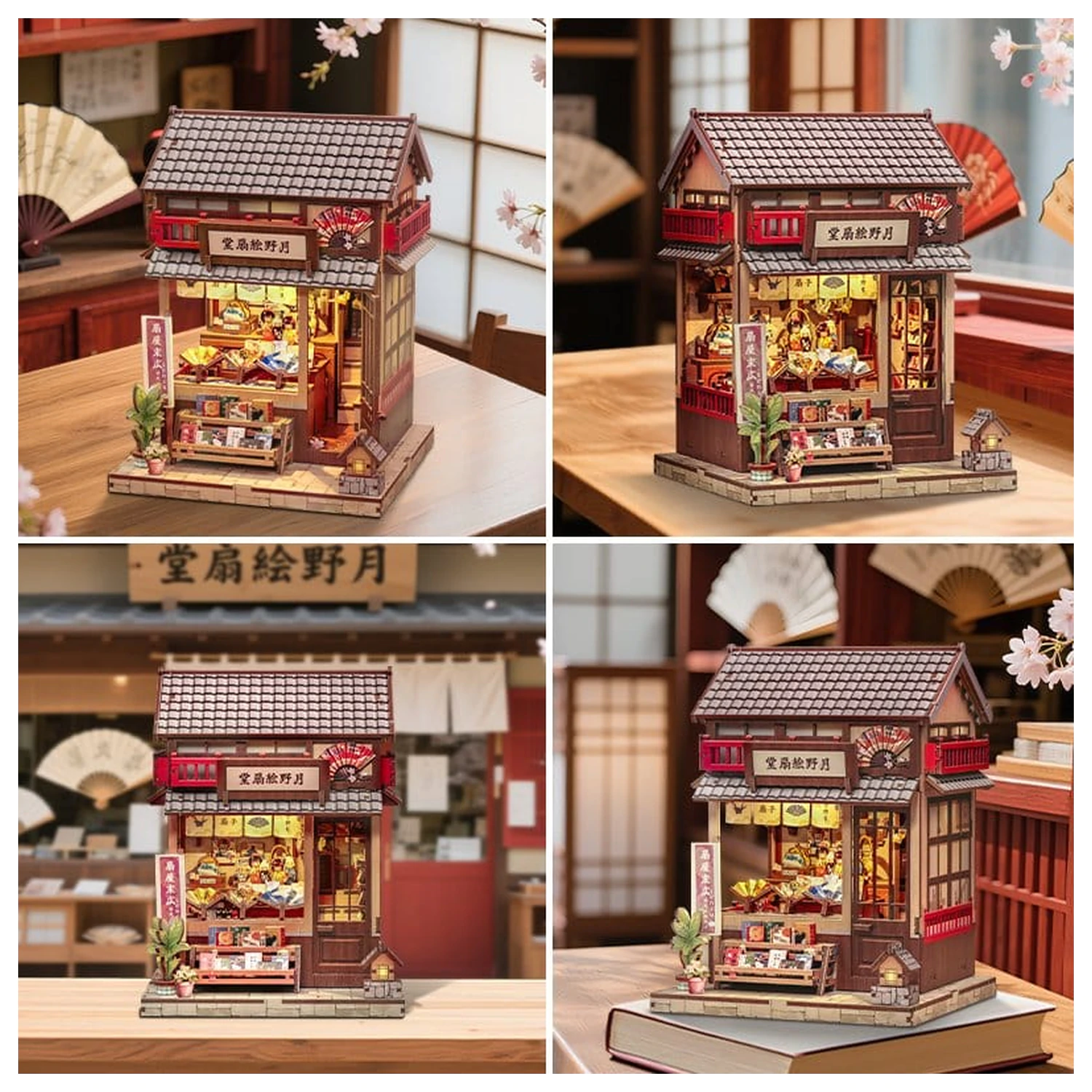 Miniaturowy model domu zestaw Tsukino Eogi-dou 19 x 14 cm zdjęcie produktu