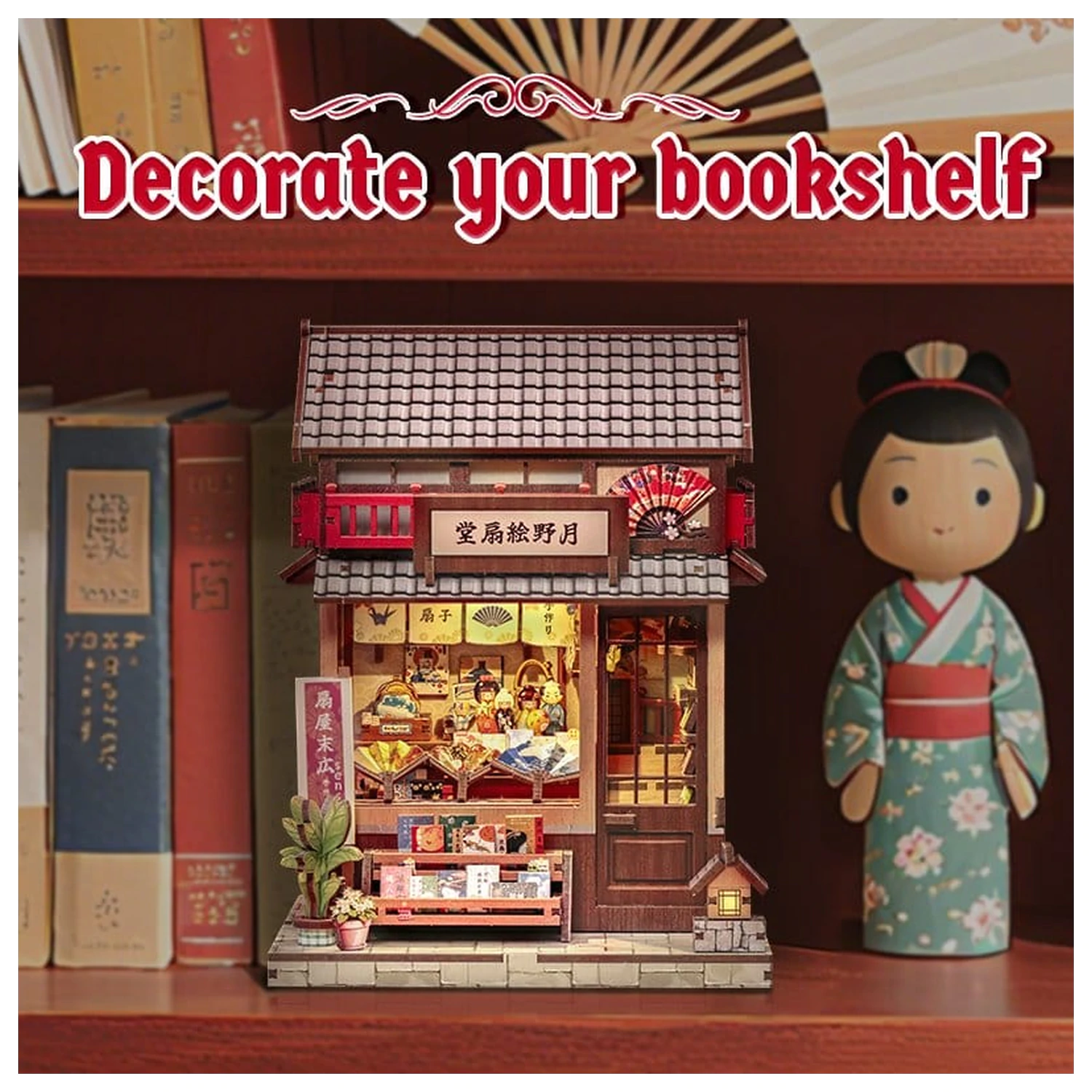 Miniaturowy model domu zestaw Tsukino Eogi-dou 19 x 14 cm zdjęcie produktu