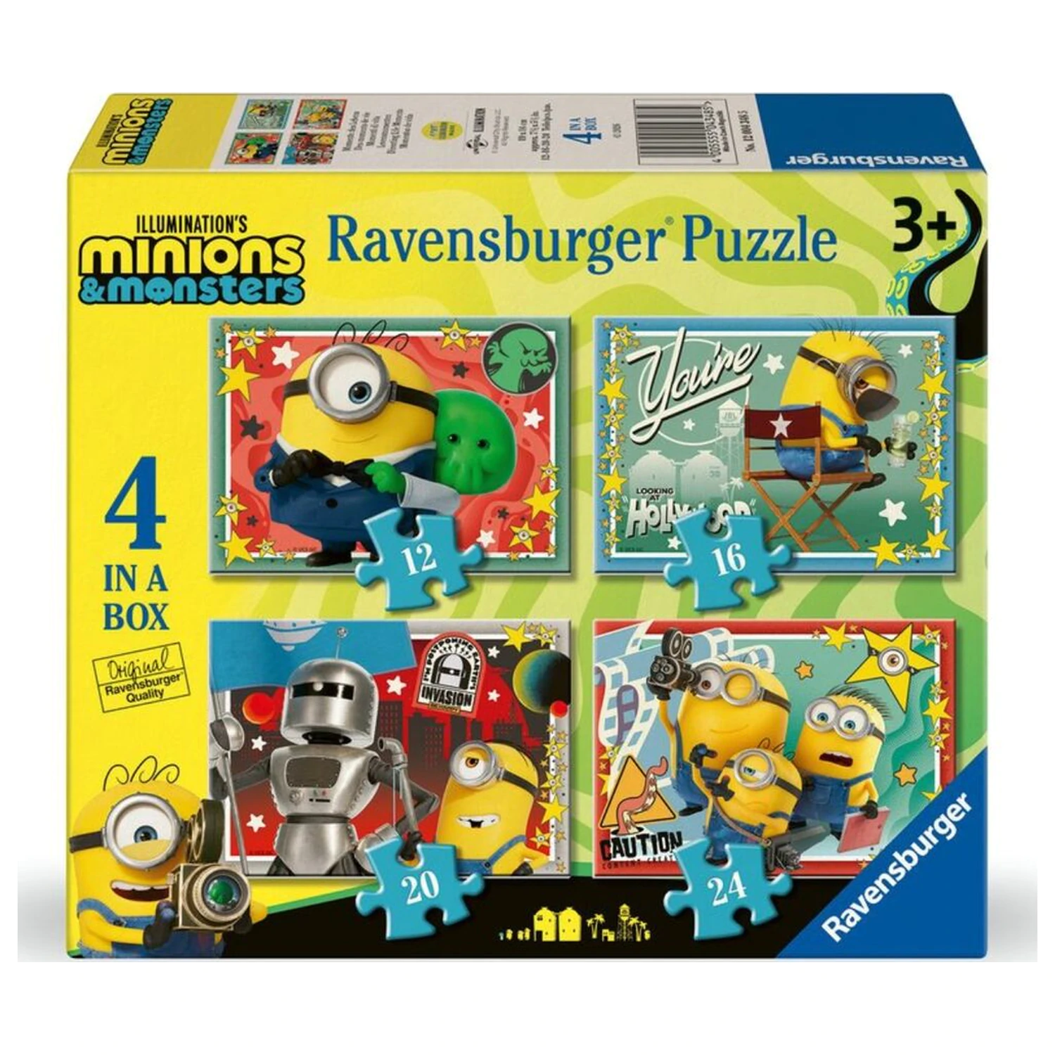 Minions 3 puzzle 12-16-20-24 elementów zdjęcie produktu