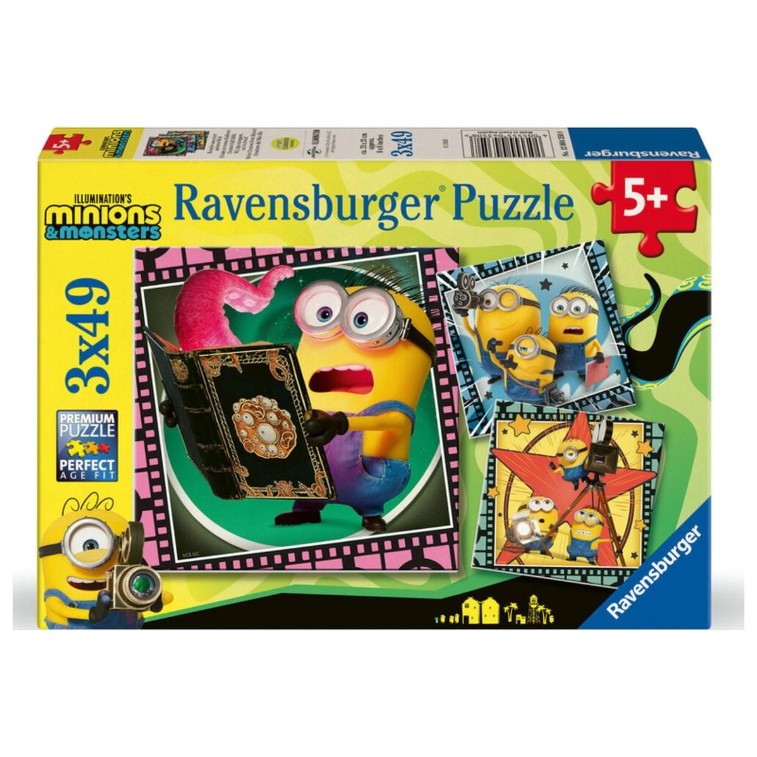 Minions 3 puzzle 3x49 elementów zdjęcie produktu
