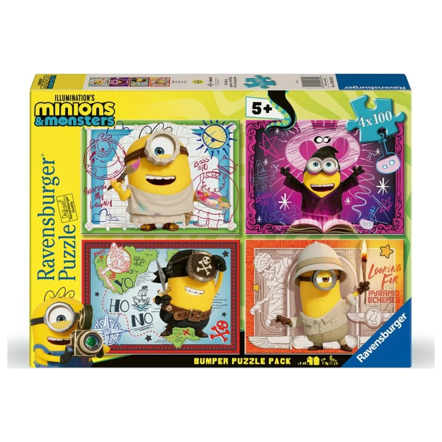 Minions 3 puzzle 4x100 sztuk zdjęcie produktu