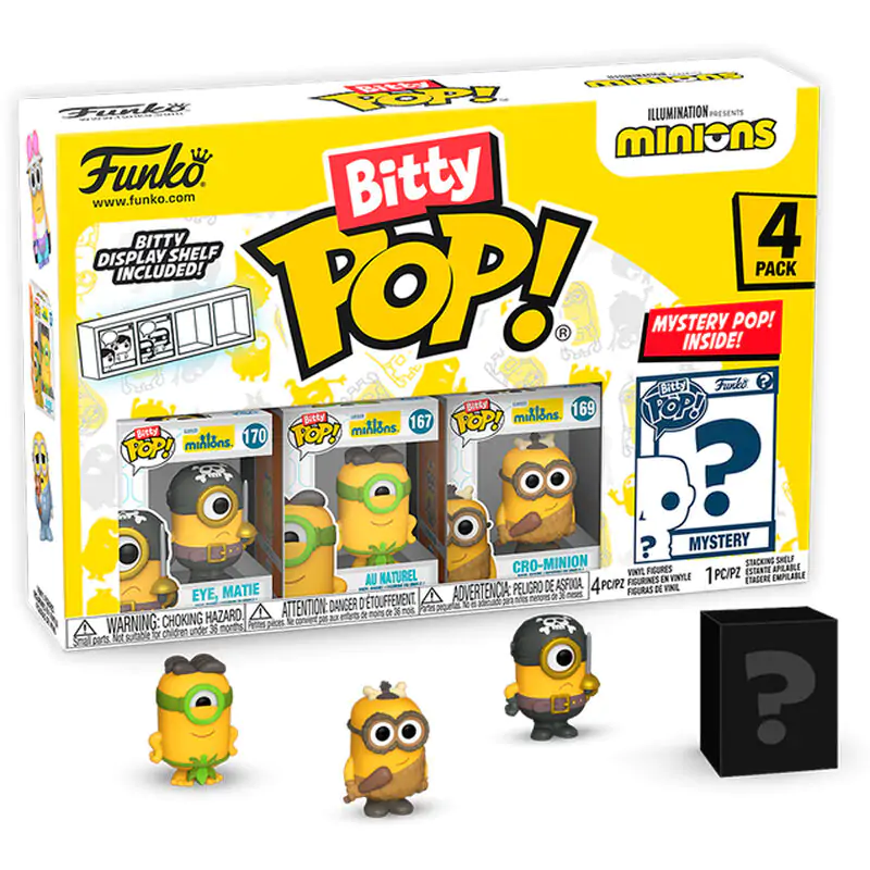 Minionki Bitty POP! Figurka Vinyl 4-Pack Eye Matie 2,5 cm zdjęcie produktu