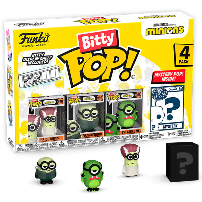 Minionki Bitty Funko POP! Figurka winylowa 4-Pack Frankenbob 2,5 cm zdjęcie produktu