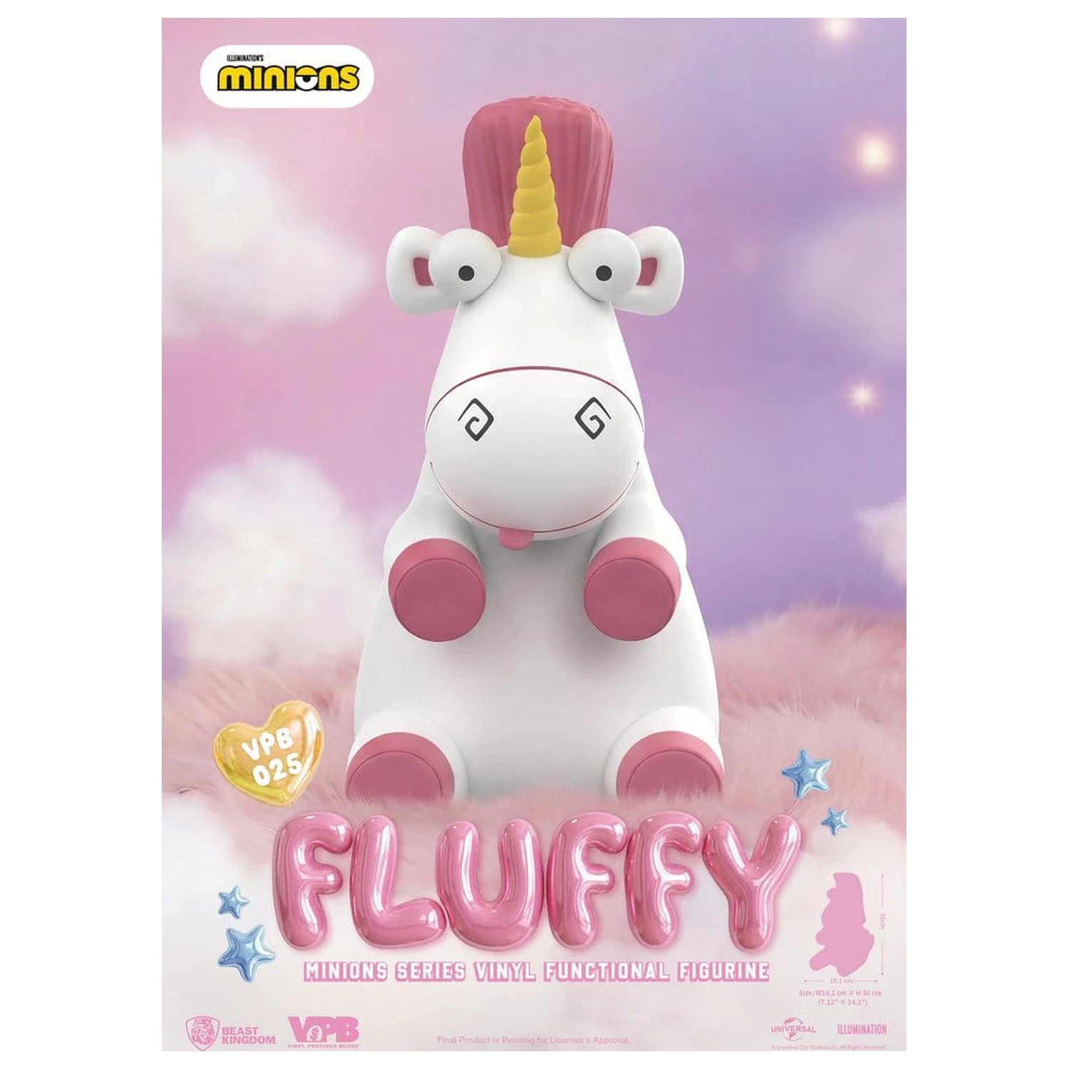 Minions Fluffy winylowa skarbonka Series 36 cm zdjęcie produktu