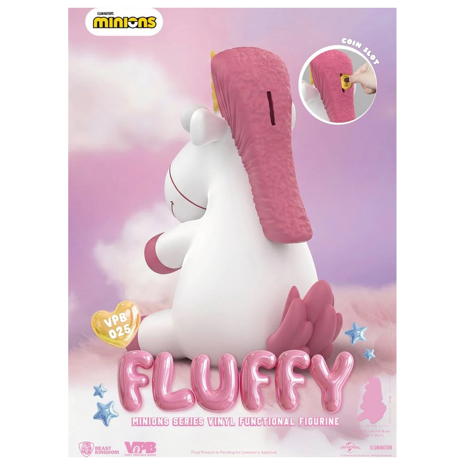 Minions Fluffy winylowa skarbonka Series 36 cm zdjęcie produktu
