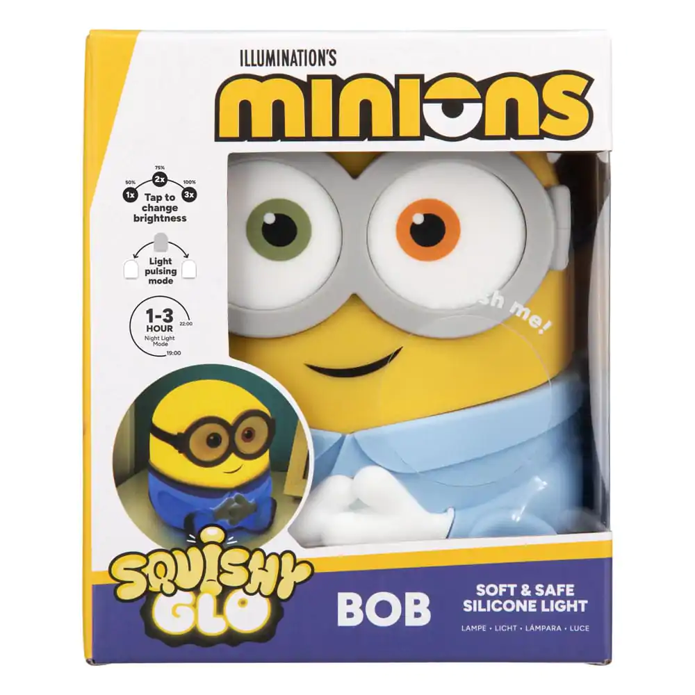 Minions Squishy Świecąca Silikonowa Lampka Bob 15 cm zdjęcie produktu
