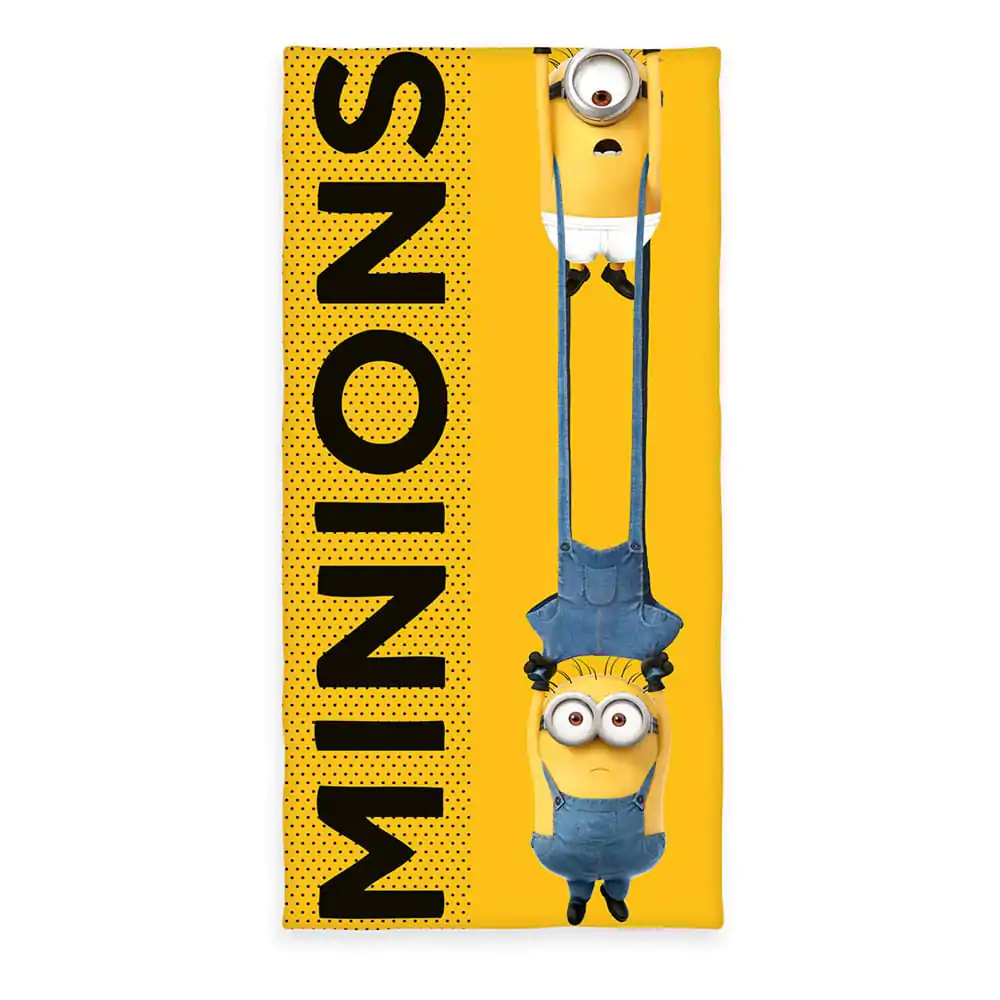 Ręcznik welurowy Minionki 75 x 150 cm zdjęcie produktu