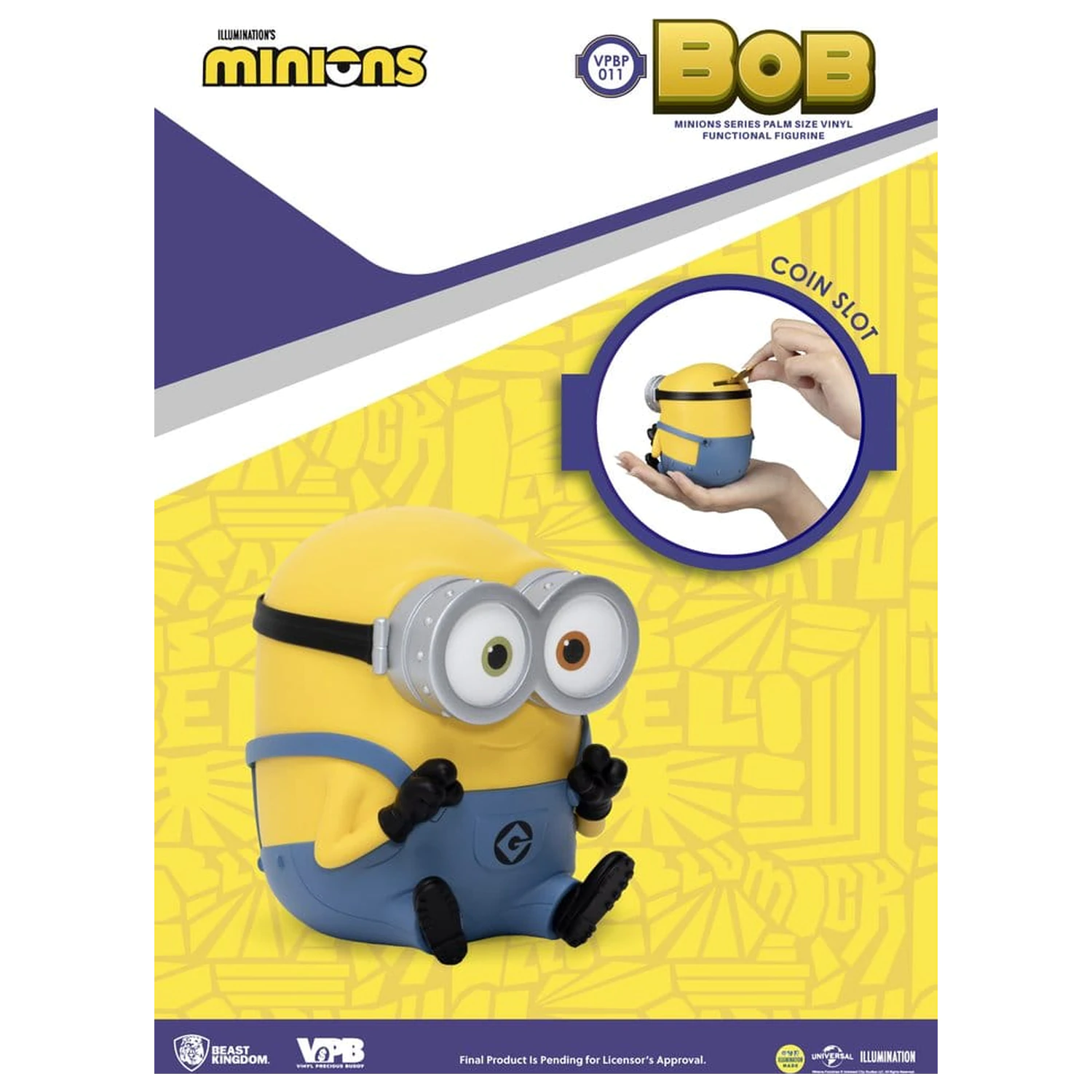 Minions Skarbonka Vinyl Bank Winnie Bob 10 cm zdjęcie produktu