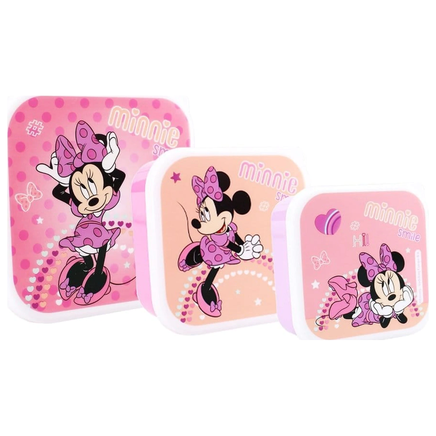 Minnie Mouse Snackbox Zestaw Fresh Bites 12 cm zdjęcie produktu