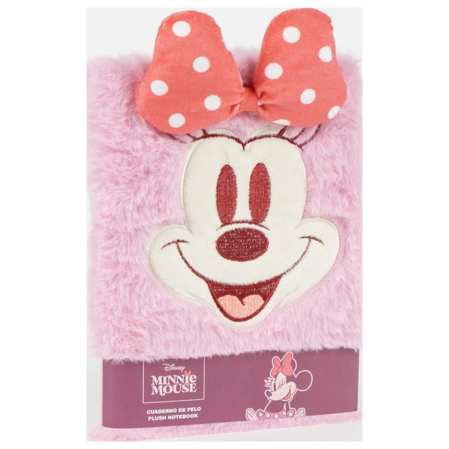 Minnie Smiley Premium Futrzany Notatnik A5 zdjęcie produktu