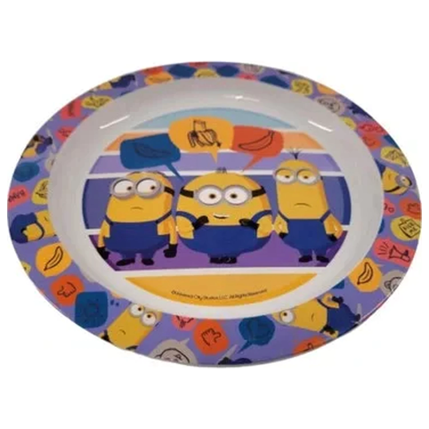 Minions Striped Micro Talerz obiadowy 22 cm zdjęcie produktu