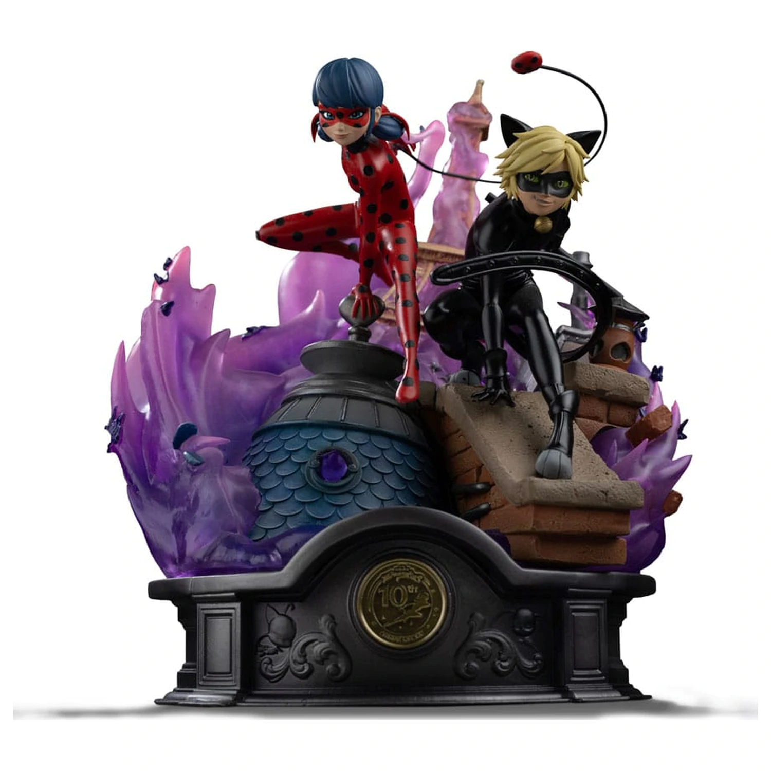 Miraculous Deluxe Art Scale Statuetka 1/10 Lady Bug and Cat Noir Signed Edition 23 cm zdjęcie produktu