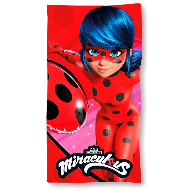 Miraculous Ladybug ręcznik plażowy z mikrofibry zdjęcie produktu