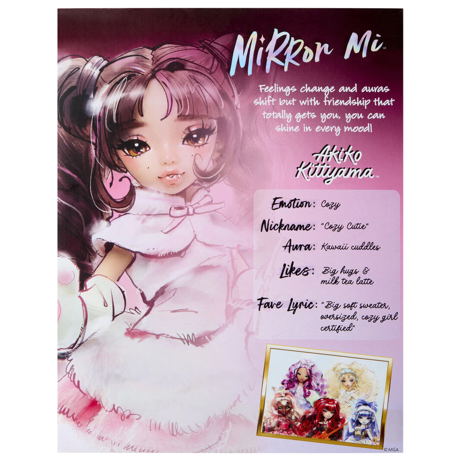 Mirror Mi Akiko Kittyama Cozy doll 26cm zdjęcie produktu