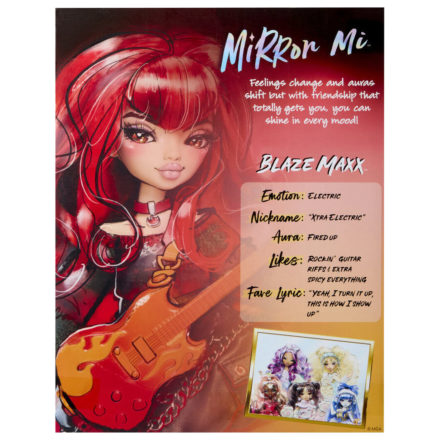 Mirror Mi Blaze Maxx Electric lalka 26 cm zdjęcie produktu