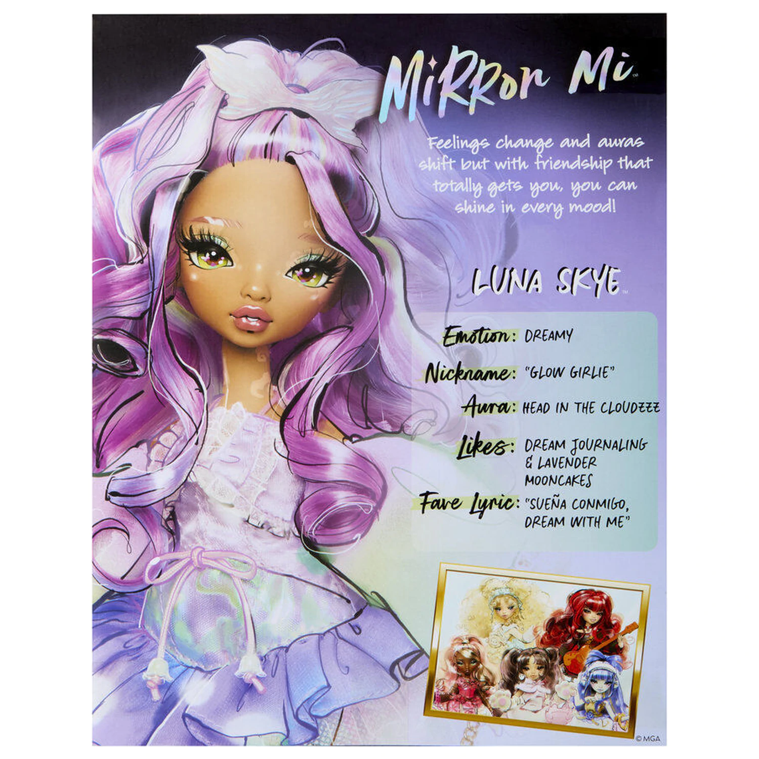 Lustro Mi Luna Skye Dreamy doll 26cm zdjęcie produktu