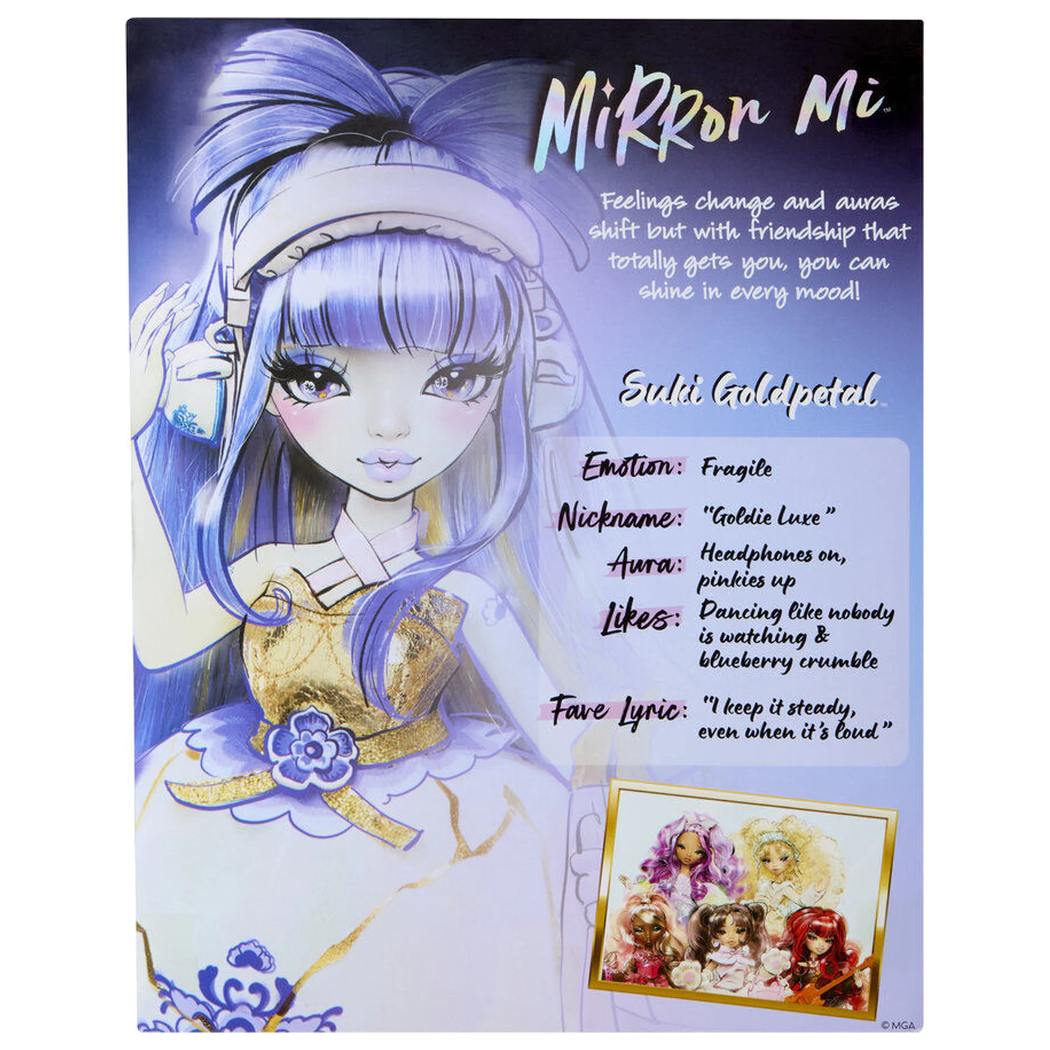 Mirror Mi Suki Goldpetal Fragile lalka 26cm zdjęcie produktu