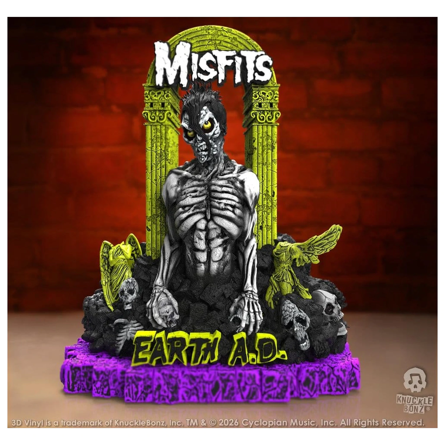 Misfits 3D Winyl Figurka Earth A.D. Death Comes Ripping zdjęcie produktu