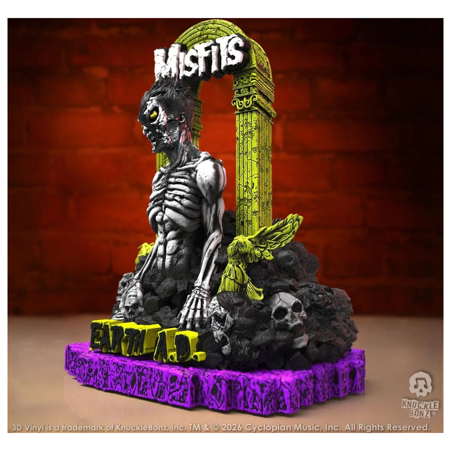 Misfits 3D Winyl Figurka Earth A.D. Death Comes Ripping zdjęcie produktu