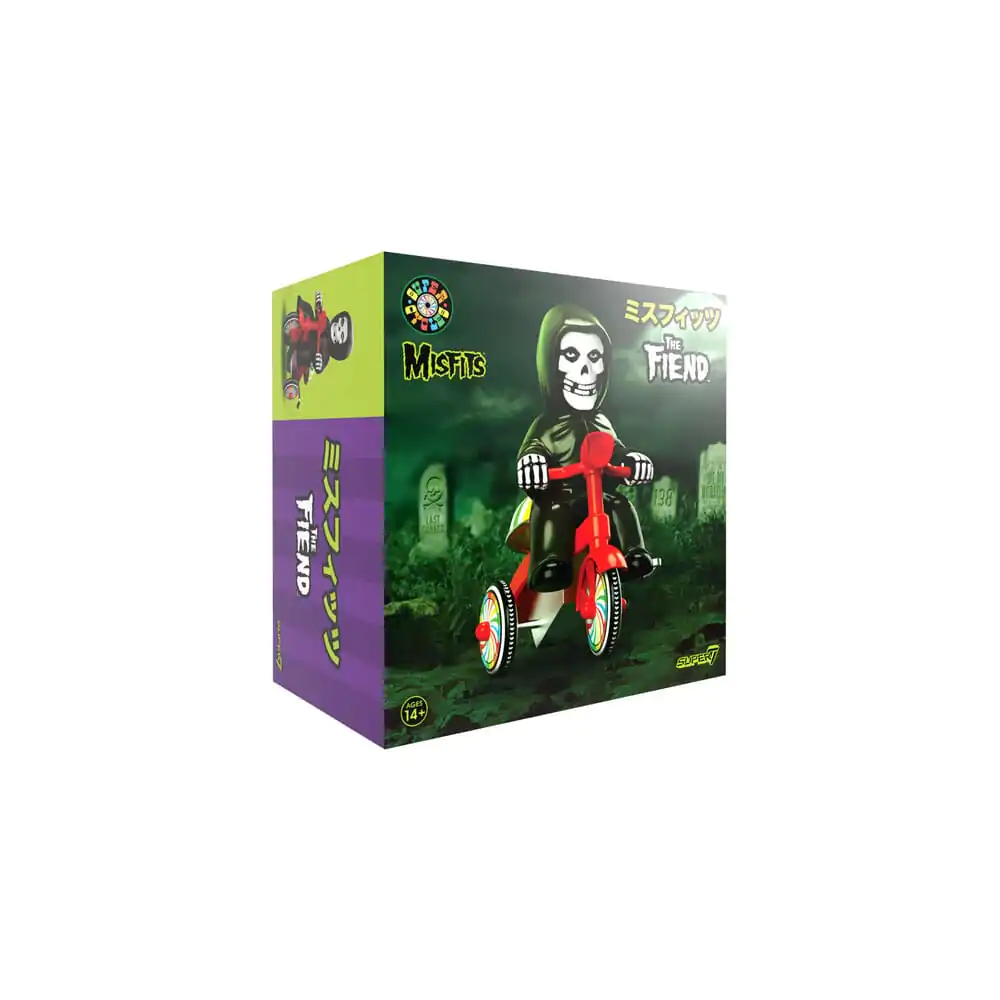 Figurka Misfits Super Cycles Action Figure (Czarny z Czerwonym Trójkołowcem) 13 cm zdjęcie produktu