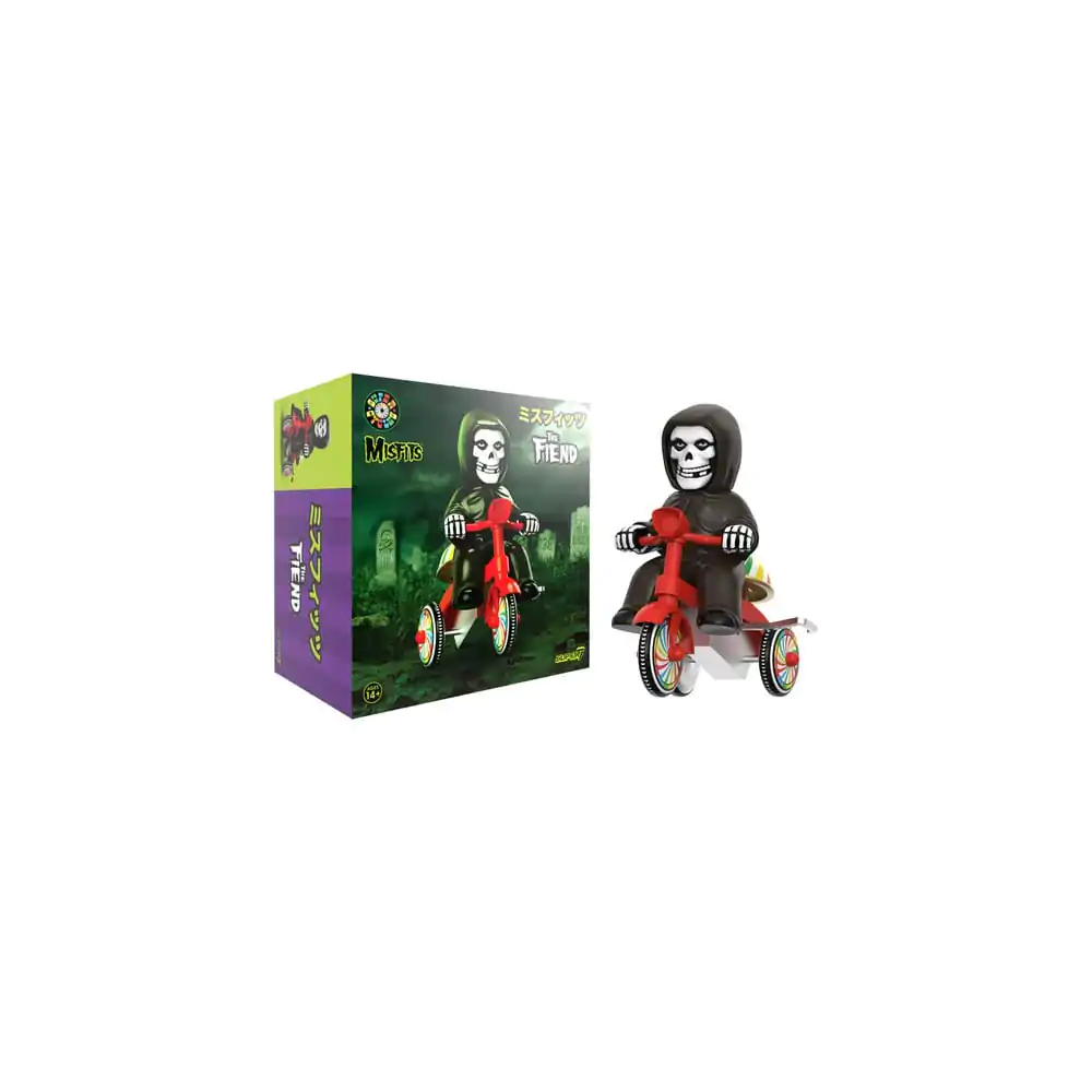 Figurka Misfits Super Cycles Action Figure (Czarny z Czerwonym Trójkołowcem) 13 cm zdjęcie produktu