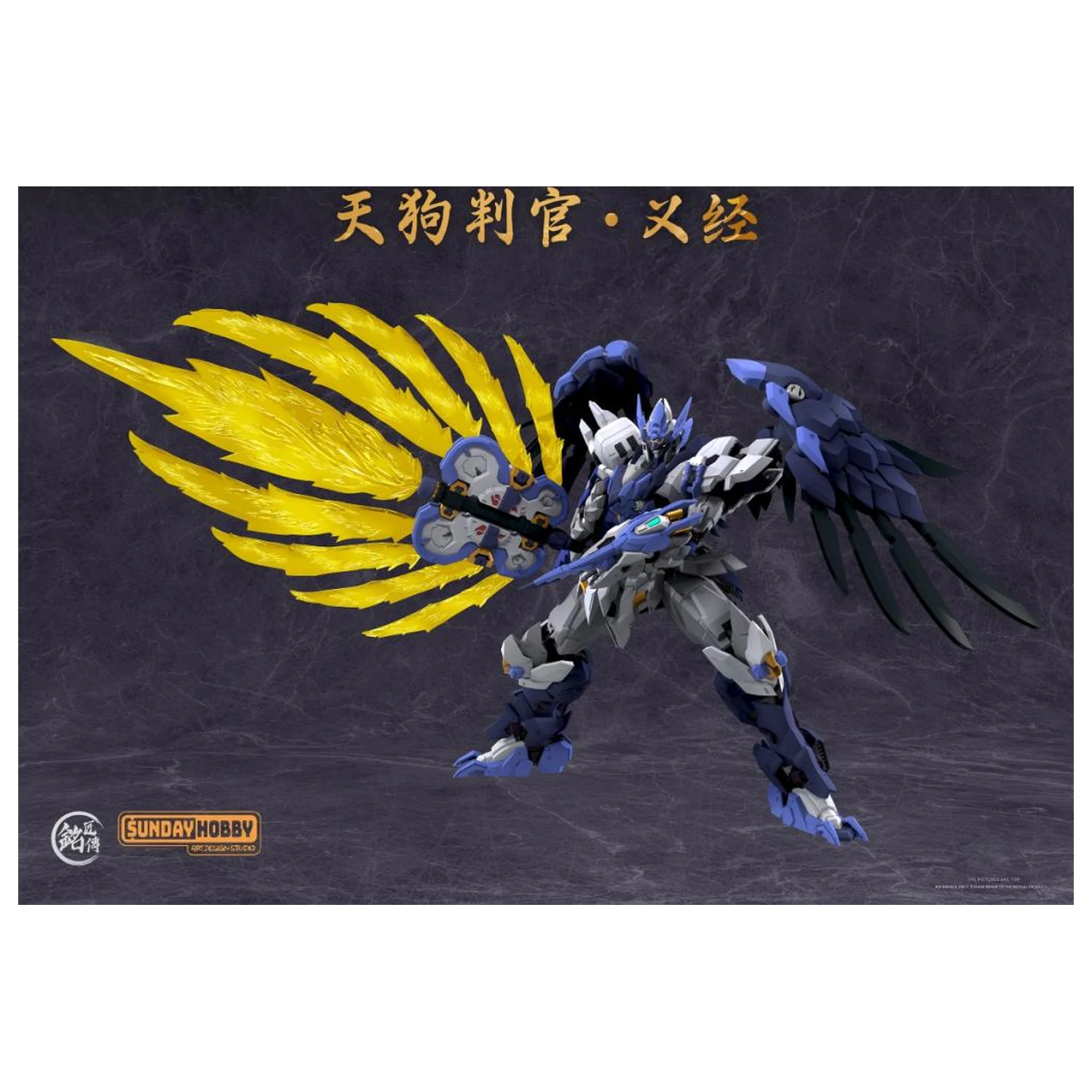 MJZ Studio x Sunday Hobby Zestaw modelarski Tengu Judge Yoshitsune 23,6 cm zdjęcie produktu