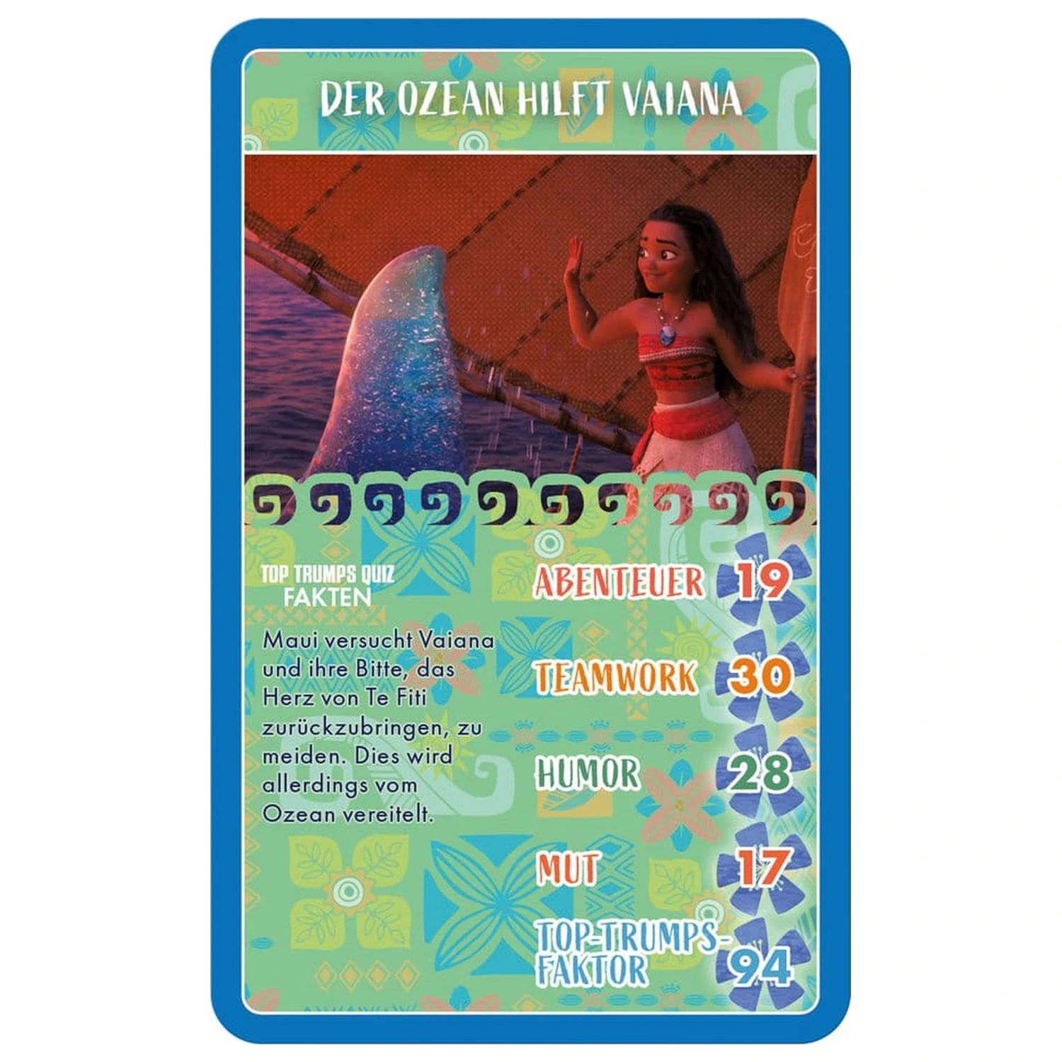 Moana Card Game Top Trumps *Niemiecka Wersja* zdjęcie produktu