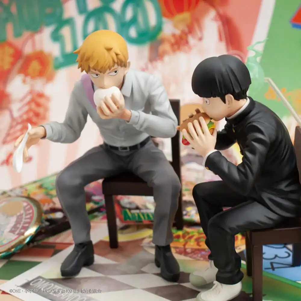 Mob Psycho 100 III x Bunbougu Cafe 2022 PVC Figurka Arataka Reigen 14 cm zdjęcie produktu