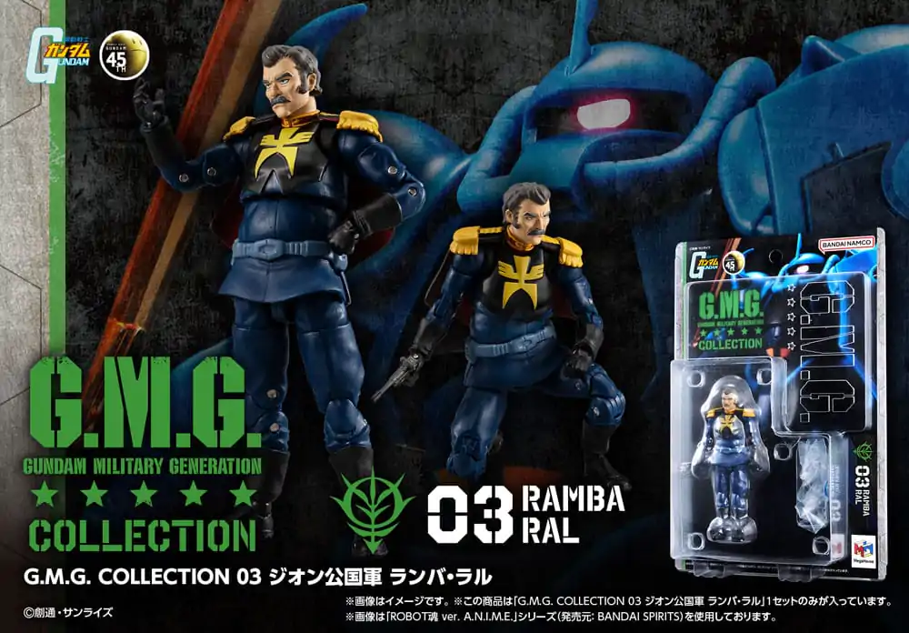 Mobile Suit Gundam G.M.G. Collection 03 Figurka Akcji Księstwo Zeon Ramba Ral 10 cm zdjęcie produktu