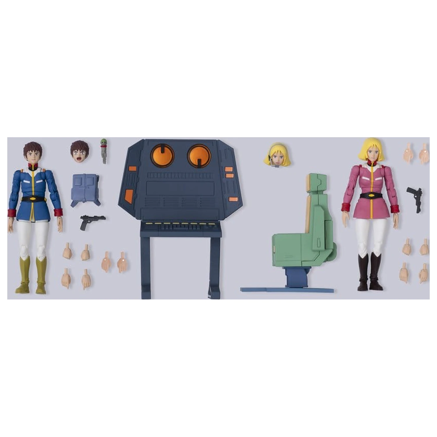Mobile Suit Gundam G.M.G. Collection EX Diorama White Base Bridge Radio Operator Desk Set 10 cm (z prezentem) zdjęcie produktu