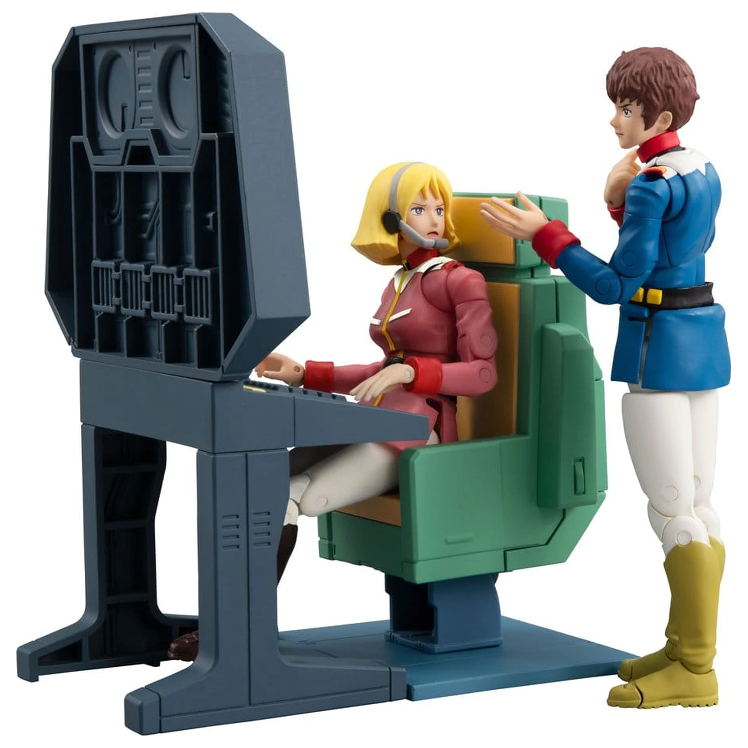 Mobile Suit Gundam G.M.G. Collection EX Diorama White Base Bridge Radio Operator Desk Set 10 cm (z prezentem) zdjęcie produktu