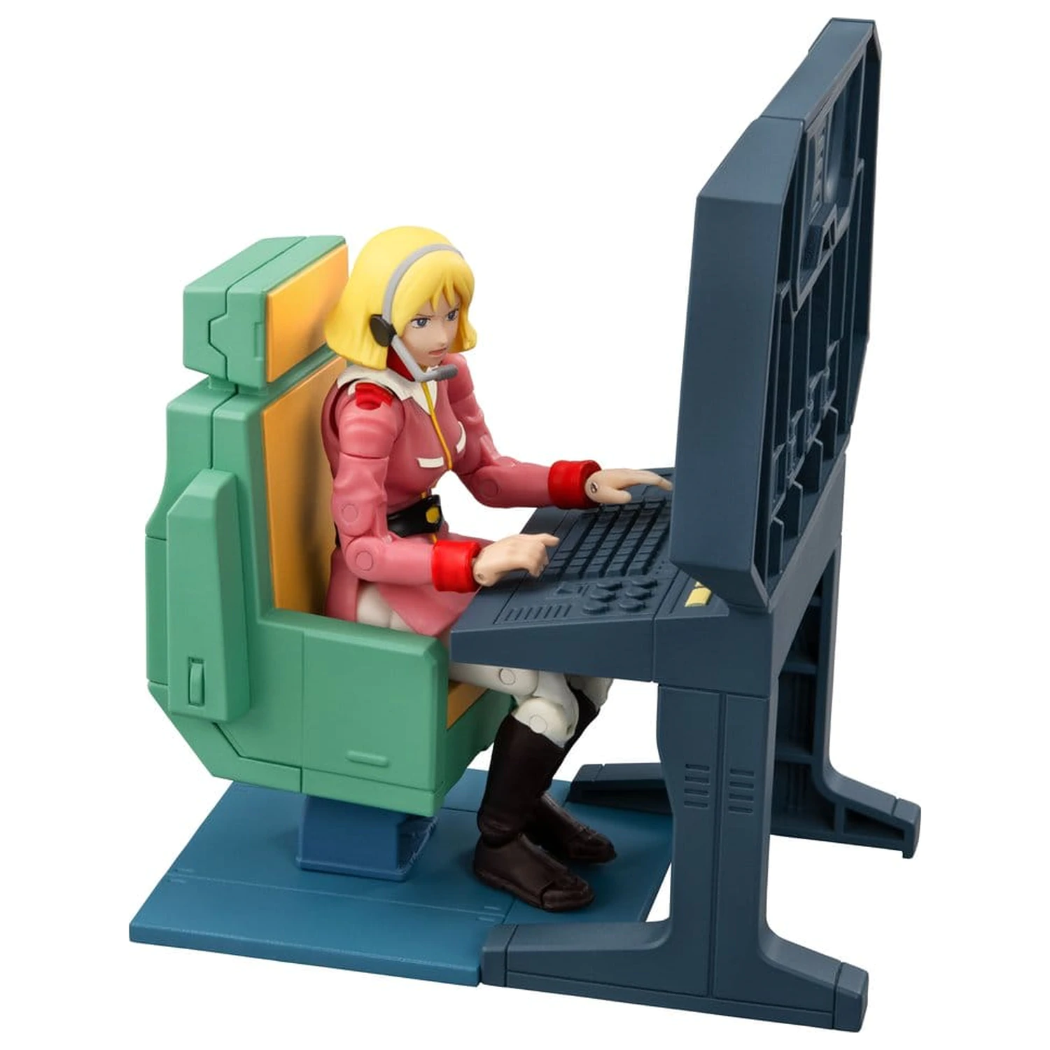 Mobile Suit Gundam G.M.G. Collection EX Diorama White Base Bridge Radio Operator Desk Set 10 cm (z prezentem) zdjęcie produktu