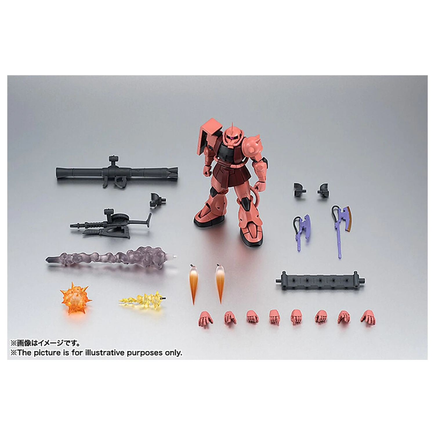 Figurka Mobile Suit Gundam Robot Spirits MS 06S Chars Zaku ver ANIME Reissue 12,5 cm zdjęcie produktu