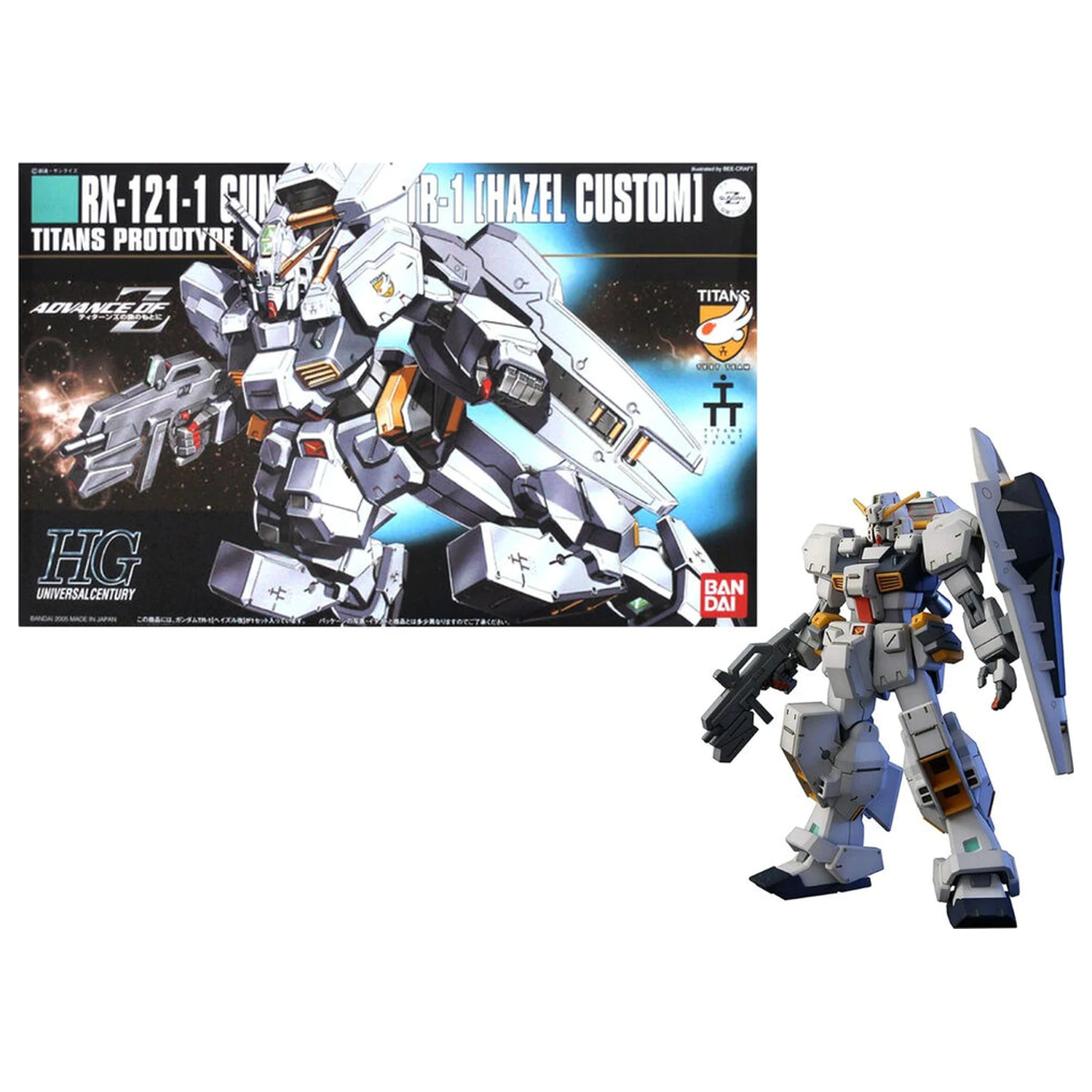 Mobile Suit Gundam RX121-1 Gundam 1/144 TR-1 Hazel Kai zestaw do złożenia model figurowy zdjęcie produktu