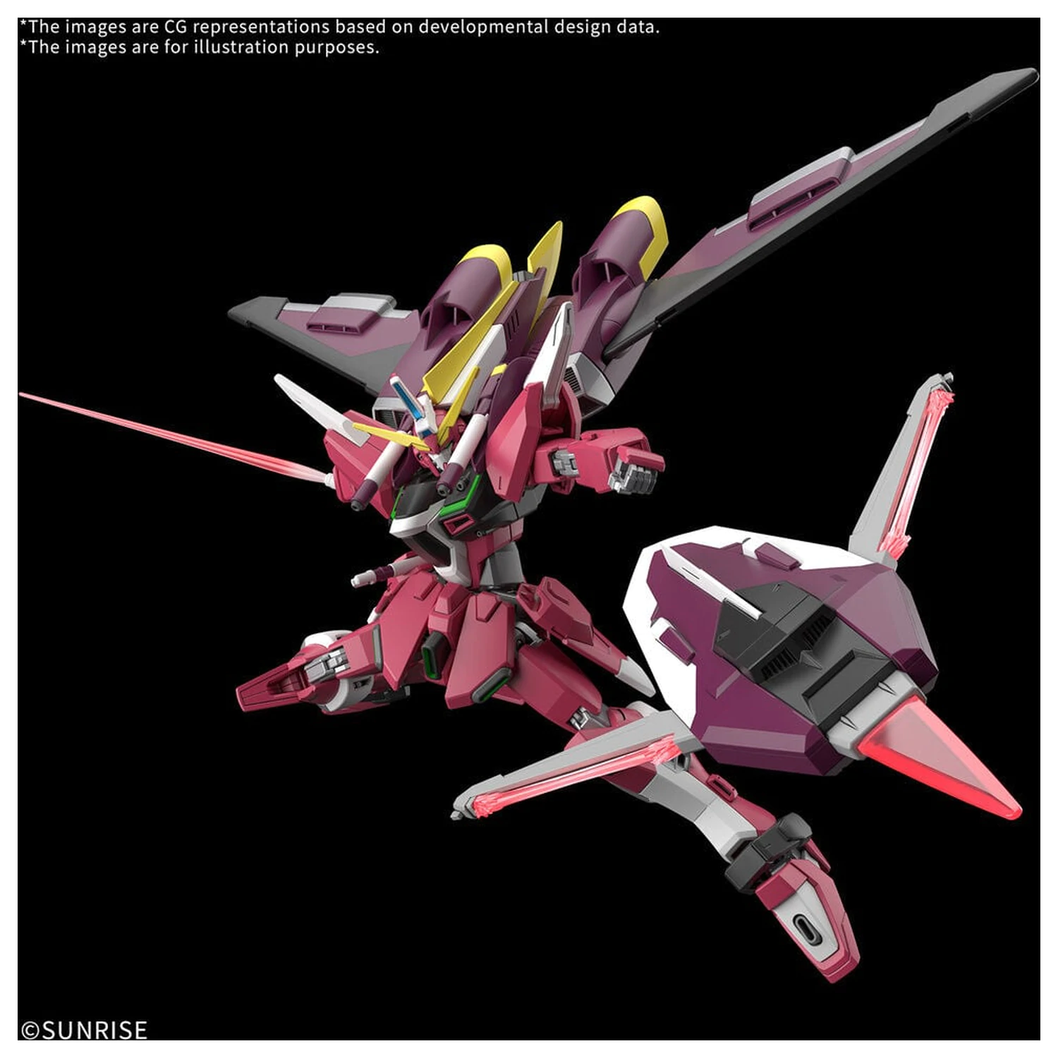 Mobile Suit Gundam Seed Freedom Zero Infinite Justice Gundam Booster Unit HG Model do składania w skali 1/144 Figurka zdjęcie produktu